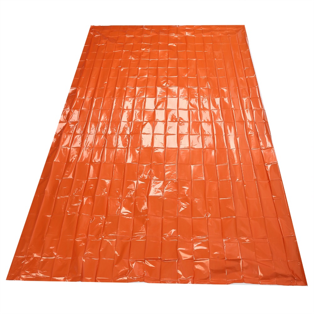 耐久性のあるPE製緊急ブランケット 反射性オレンジ 210* - Survival Blanket Reflective のレビューと価格