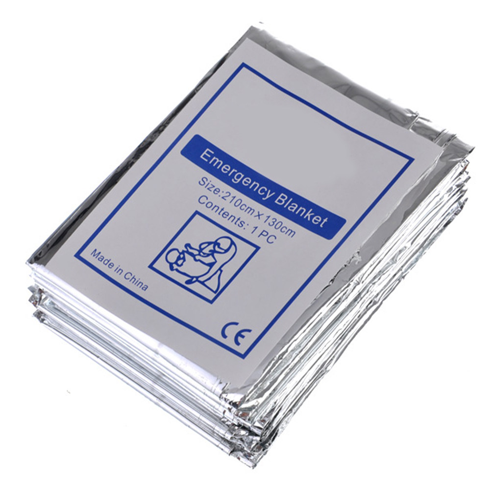 緊急用反射保温ブランケット サバイバルブランケット 210c - Survival Blanket Reflective のレビューと価格