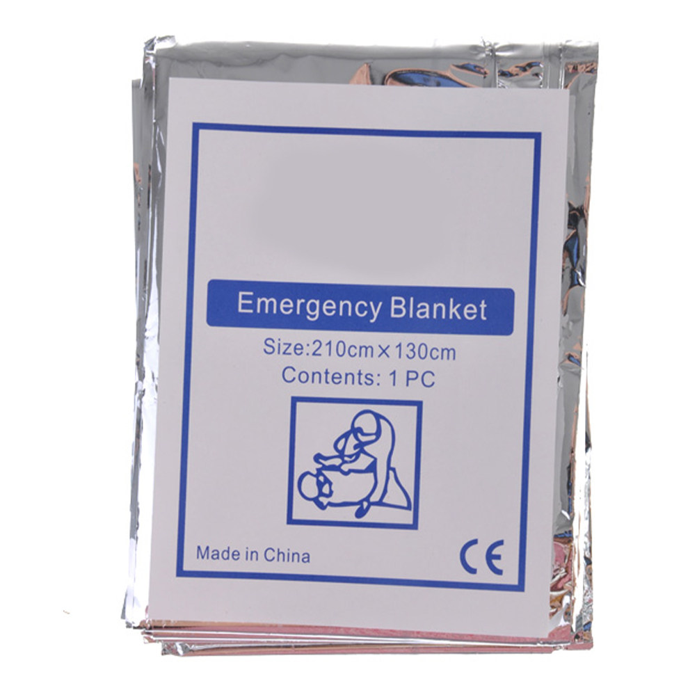 緊急用反射保温ブランケット サバイバルブランケット 210c - Survival Blanket Reflective のレビューと価格