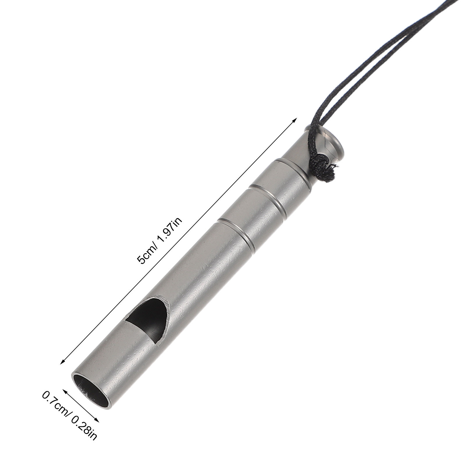 2個入りチタン製緊急サバイバルホイッスル 大音量救命安全ホイ - Emergency Whistle Loud のレビューと価格