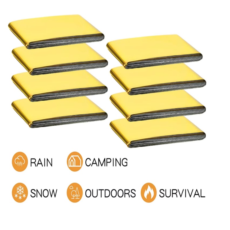 130x210cm ヘビーデューティーマイラーフォイル緊急ブ - Survival Blanket Reflective のレビューと価格