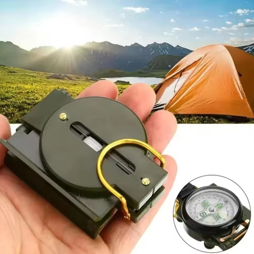 防水プロフェッショナルコンパス アルミ合金製 折りたたみレン - Compass Lensatic のレビューと価格