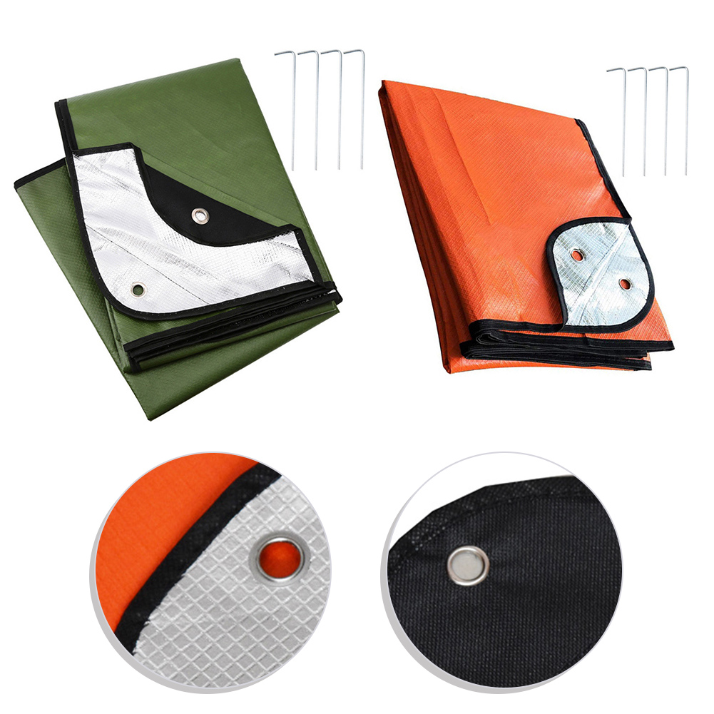 1pc アウトドアキャンプサバイバルブランケット断熱熱反射タ - Survival Blanket Reflective のレビューと価格