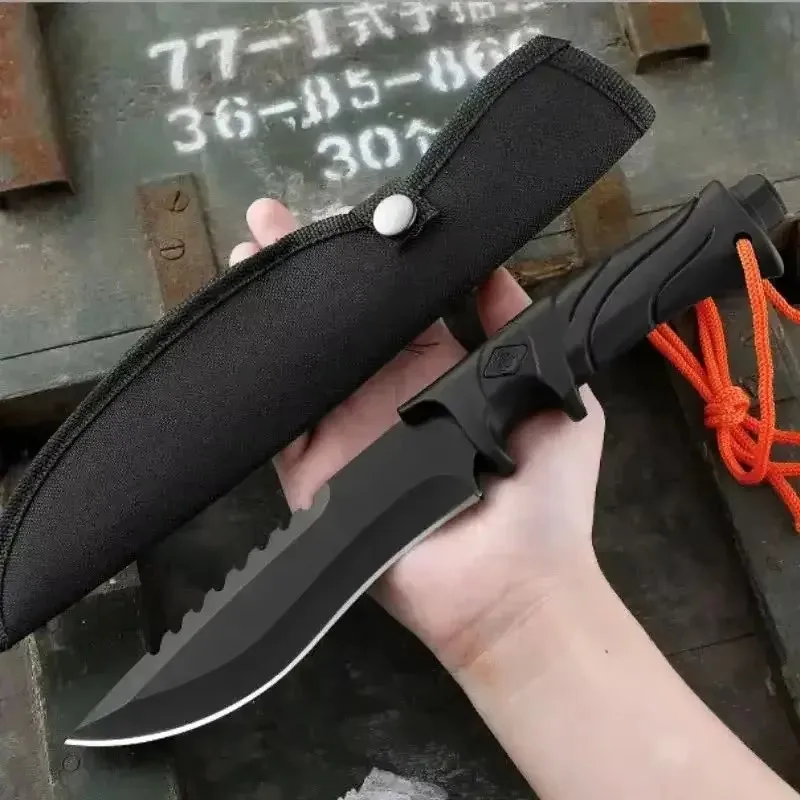アウトドアEDC固定刃高硬度ストレートナイフ多目的キャンプ・ - Bushcraft Knife Fixed のレビューと価格