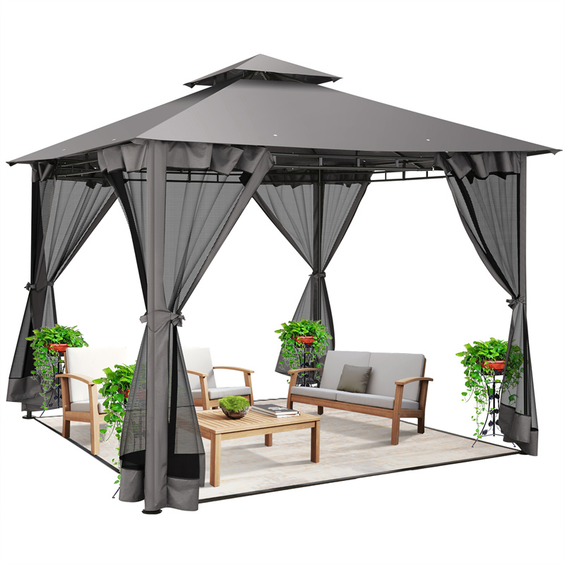10フィート×10フィートのガゼボがセール中、蚊帳付き防水屋 - Emergency Mylar Tent のレビューと価格