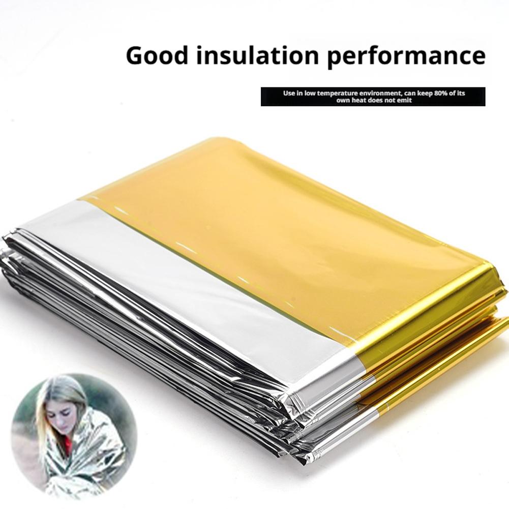 低体温症救助用救急キャンプキット、保温用アルミ箔、救命用保温 - Emergency Mylar Tent のレビューと価格