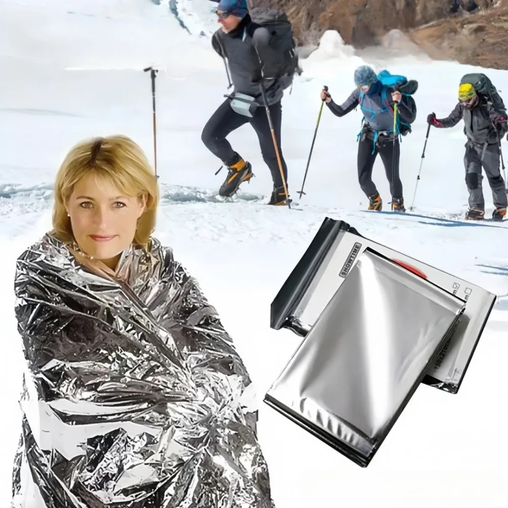 YITAPE 緊急サバイバルブランケット 保温防水 熱反射フ - Survival Blanket Reflective のレビューと価格