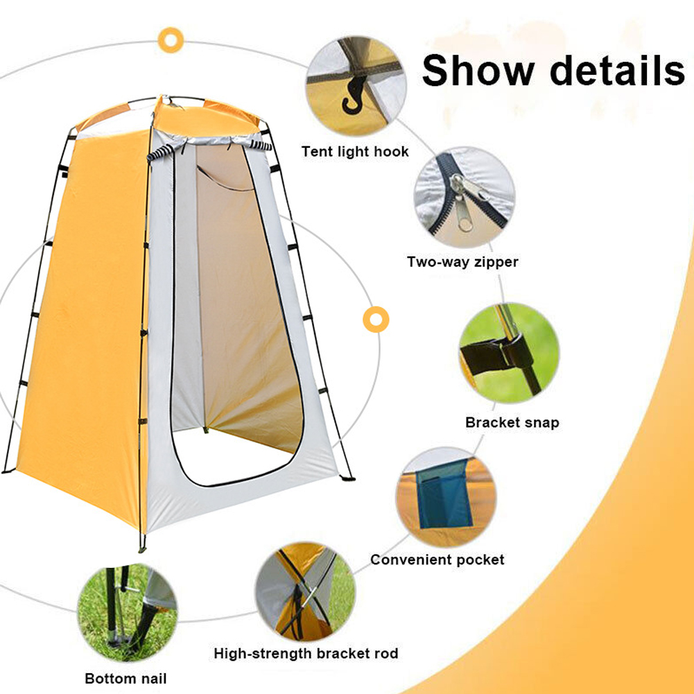サンシェード入浴テント折りたたみビーチプライバシーシェルター - Emergency Mylar Tent のレビューと価格